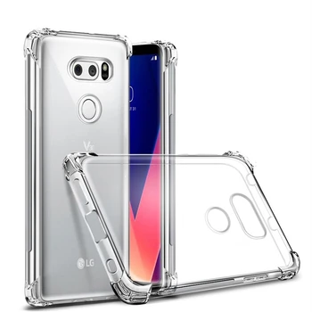 Pentru LG V20 V30 G7 thinq G6 Q8 V9 Stylo 3 K4 2017 K10 2018 Anti-knock Transparent Cazul în care Telefonul Pentru huawei G7 thinq Cazuri