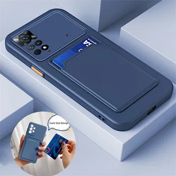 Pentru Samsung Galaxy S20 S21 Plus S21 Ultra Caz Silicon Moale Caz de Telefon Pentru Samsung S20 S21 FE 5G Portofel Sloturi pentru Carduri Capacul din Spate