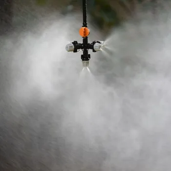 Perdeaua anti picurare aburirea duza cruce duza de Pulverizare ceață de APĂ SPRAY cu efect De seră de irigare prin Picurare 1set
