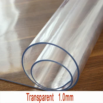 Personalizare Fețe de masă Moale de Sticlă PVC Transparent fata de Masa rezistent la apa Anti-Cafea fierbinte Mat Capac de Masă Mușama Bucătărie