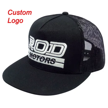 Personalizat Pălărie OEM Logo-ul Unisex Considerabilă Snap Inapoi de Tineret Adult Snapback Reglabila Considerabilă de Închidere Fileu Tenis Șapcă de Camionagiu
