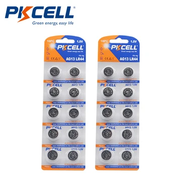 PKCELL 20BUC 1.5 V AG13 Alcaline LR44 Celule Monedă Baterie G13A LR1154 SR1154 Baterii Buton Potrivit Pentru Ceasul de Control de la Distanță