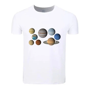 Planetele Din Sistemul Solar Bumbac Dimensiuni Mari, Elevii De Vara T-Shirt Cu Maneci Scurte Bărbați, Femei, Băieți Și Fete Tricou Tricouri Tricou Copii