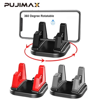 PUJIMAX Masina Noua cu Suport pentru Telefon de 360 de Grade Rotativ de Bază de Mașină Mobil Compatibil Android Smartphone-uri Iphone pentru Mobil de Navigare