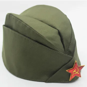 Pălărie Militar Rus De Armata Capac Verde Camo Insigna Femei Barbati Marinar Scenă De Cosplay Pălării Chinezești Barca Cap Berete Capac