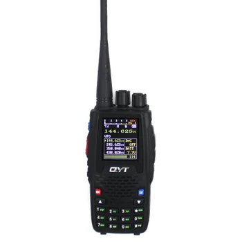 QYT KT-8R Quad Band radio portabil 136-174MHz 220-260MHz 400-480MHz 350-390MHz KT8RTwo mod de radio cu program prin cablu