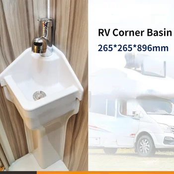 RV Toaletă Basin chiuvetă mică Rulotă Colț de Baie triunghiular chiuveta Chiuveta Motorhome Toaletă Caravana Accesorii