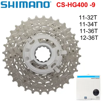 SHIMANO CS-HG400 9 Viteza de Biciclete de Munte Caseta 11-32T 11-34T 12-36T MTB Biciclete Pinioane 9v accesorii originale