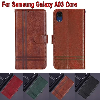 SM-A032F Nou Cover Pentru Samsung Galaxy A03 Core Caz Flip Portofel din Piele de Protecție Etui Carte Pentru Samsung A03 Core Caz de Telefon