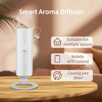 Smart Bluetooth Electric Aroma Difuzor Waterless Uleiuri Esențiale Aer Difier Purificator Odorizant De Aromoterapie Acasă Parfumat Dispozitiv