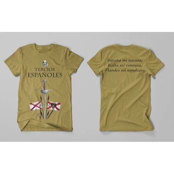 Spaniolă Legiunea Tercio De Flandra Bărbați Scurta tricou Casual, din Bumbac 100% Tricouri Harajuku Bărbați Îmbrăcăminte