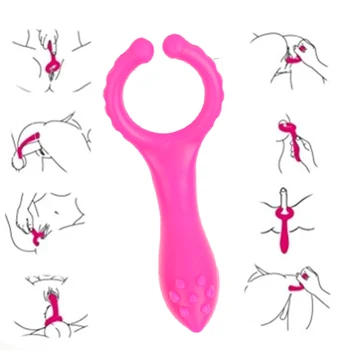 Stimularea Punctului G Vibrator Pentru Barbati Femei Silicon Masaj De Prostata Vibrații Clip Intim Bunuri Erotice Jucarii Sexuale Pentru Barbati Femei
