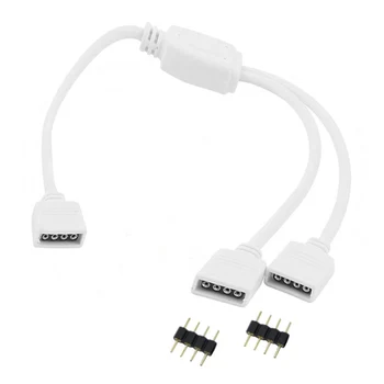 Sârmă Conector pentru Benzi cu LED-uri Accesorii 1 2 Moduri RGB Splitter 4Pin 10MM Feminin Cablu de Extensie Conector pentru Benzi cu LED-uri Lumina