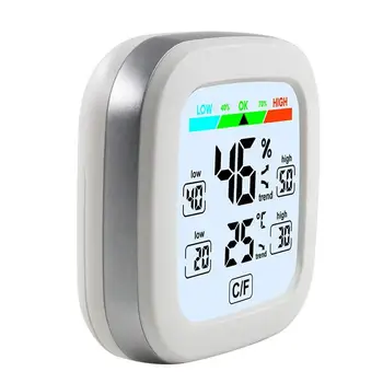 Termometru de camera Interior Senzor de Umiditate Termometru Digital cu Iluminare din spate Ecran Interior Exterior Termometru si Indicator de Umiditate