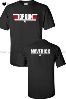 Top Gun Maverick Film 80 de Pilot de Avion Bărbați Față Și Spate Unisex Tee Shirt Mens Running Shirt Xs-5Xl Streetwear Toate Anotimpurile