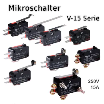 V-151-1C25/V-152-1C25/V-153-1C25/V-154-1C25/V-155-1C25/V-156-1C25/V-15-1C25/V-15-1B5 Moment Micro Comutator de limitare