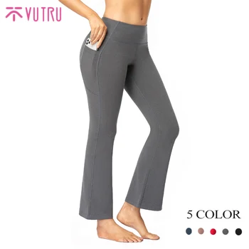 VUTRU Yoga Colanti Femei Flare Picior de Fitness Fata Estetice Pantaloni sex Feminin Ars Largă Picioare Pantaloni Strechy Antrenament pantaloni de Trening