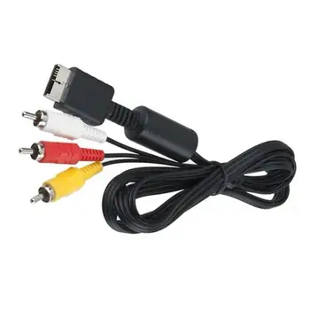 wholesales Audio-Video AV Cable Cablu de Sârmă la 3 RCA pentru Sony Playstation PS PS2 PS3