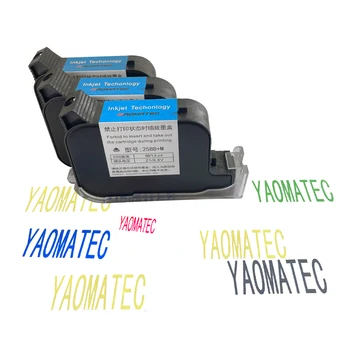 YAOMATEC 2588+M 2588+12,7 mm Portabile thermal inkjet Printer Rapid Uscat Eco Solvent Cartuș de Cerneală pentru Necriptate printer portabil