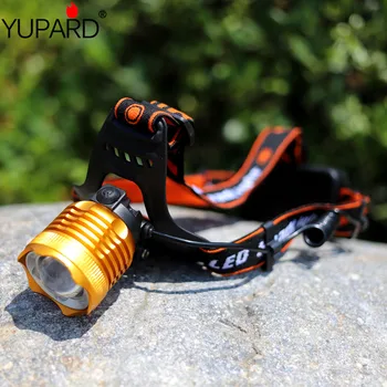 YUPARD Zoomable Reîncărcabilă 18650 baterie Far far Lanterna XM-L2 T6 LED-uri 3modes Lampa pentru Sport în aer liber